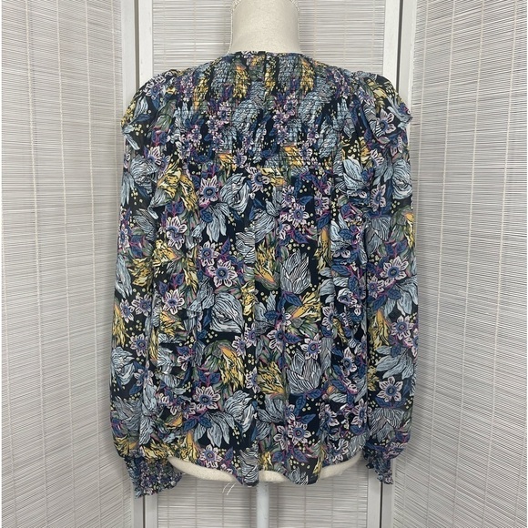 Cinq A Sept Harriet Floral Blouse Multi Size XS - Picture 4 of 8